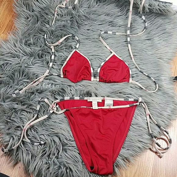 burberry two piece bikini